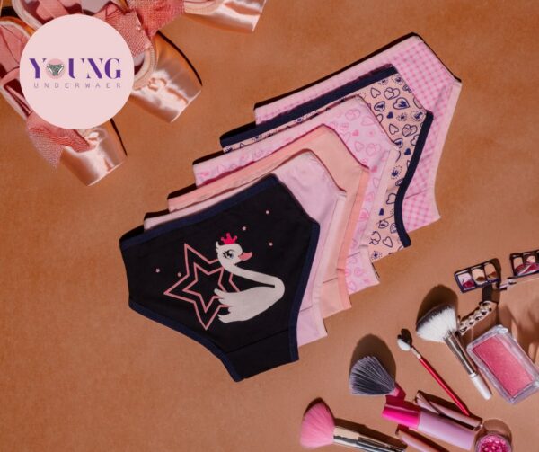 YOUNG Underwear for Girls Pack of 6 Printed Panty 1023 - Image 8