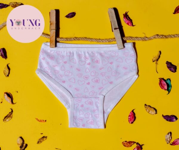 YOUNG Underwear for Girls Pack of 6 Printed Panty 1023 - Image 3