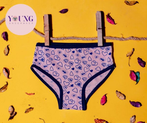 YOUNG Underwear for Girls Pack of 6 Printed Panty 1023 - Image 2